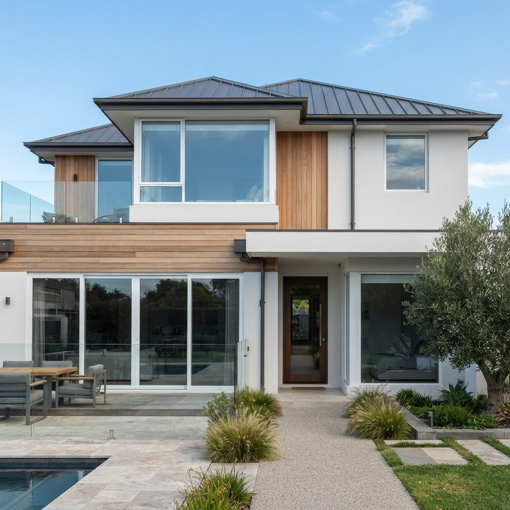 Premium aluminium windows installed in a modern home