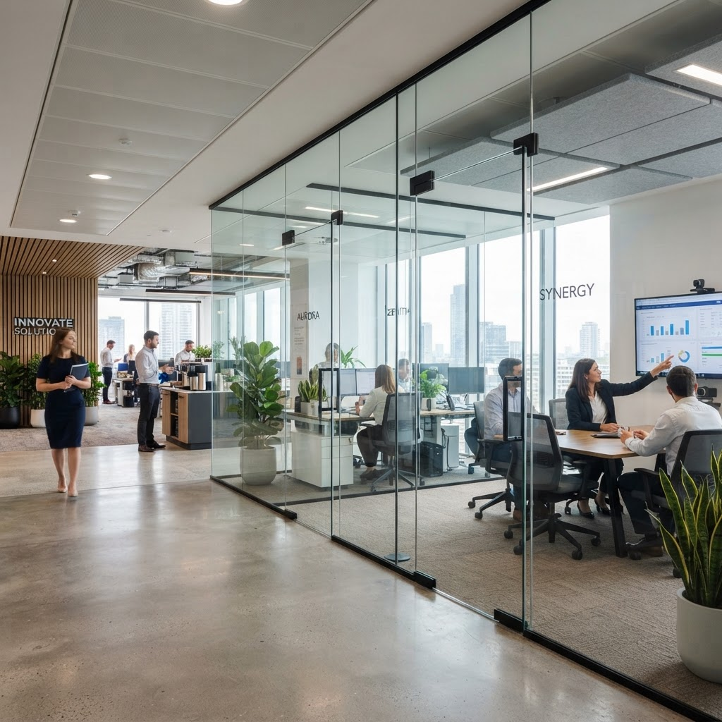 Glass Partition Installation